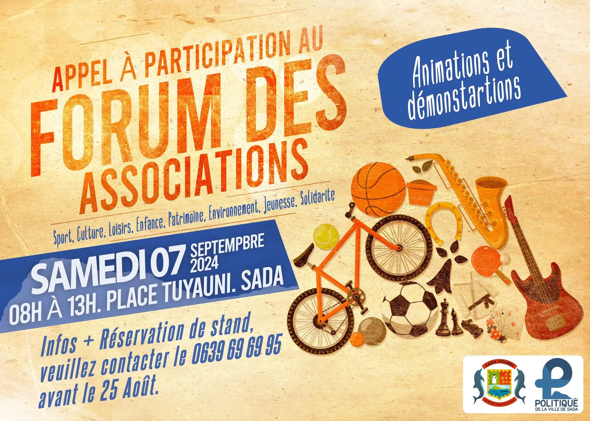 Participez au forum des associations 2024 à Sada